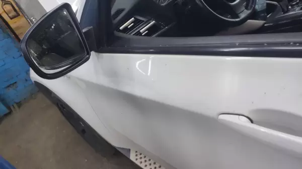 BMW X6 покраска бампера и крыла